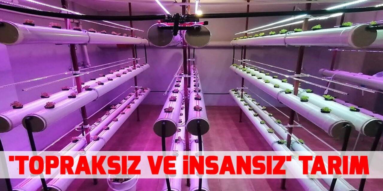 Konya'da üniversite öğrencileri 'topraksız ve insansız' tarım imkanı sunan proje geliştirdi