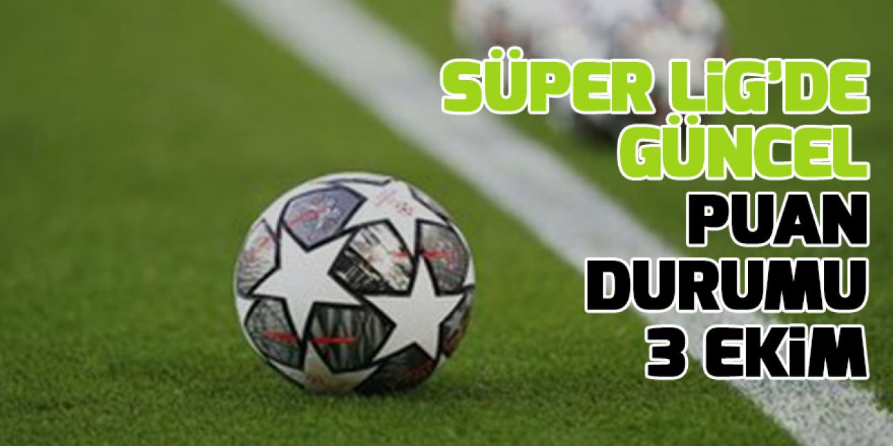 Süper Lig 8. hafta maç sonuçları ve puan durumu sıralaması