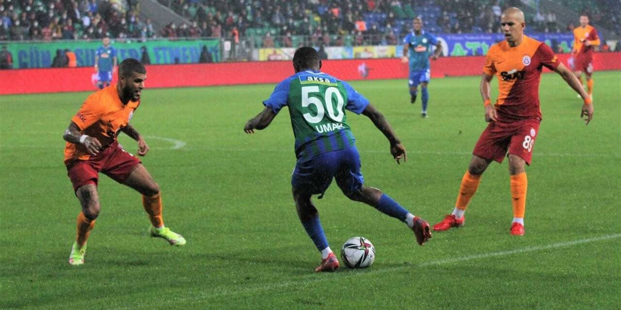 Süper Lig: Çaykur Rizespor: 2 - Galatasaray: 3 (Maç sonucu)