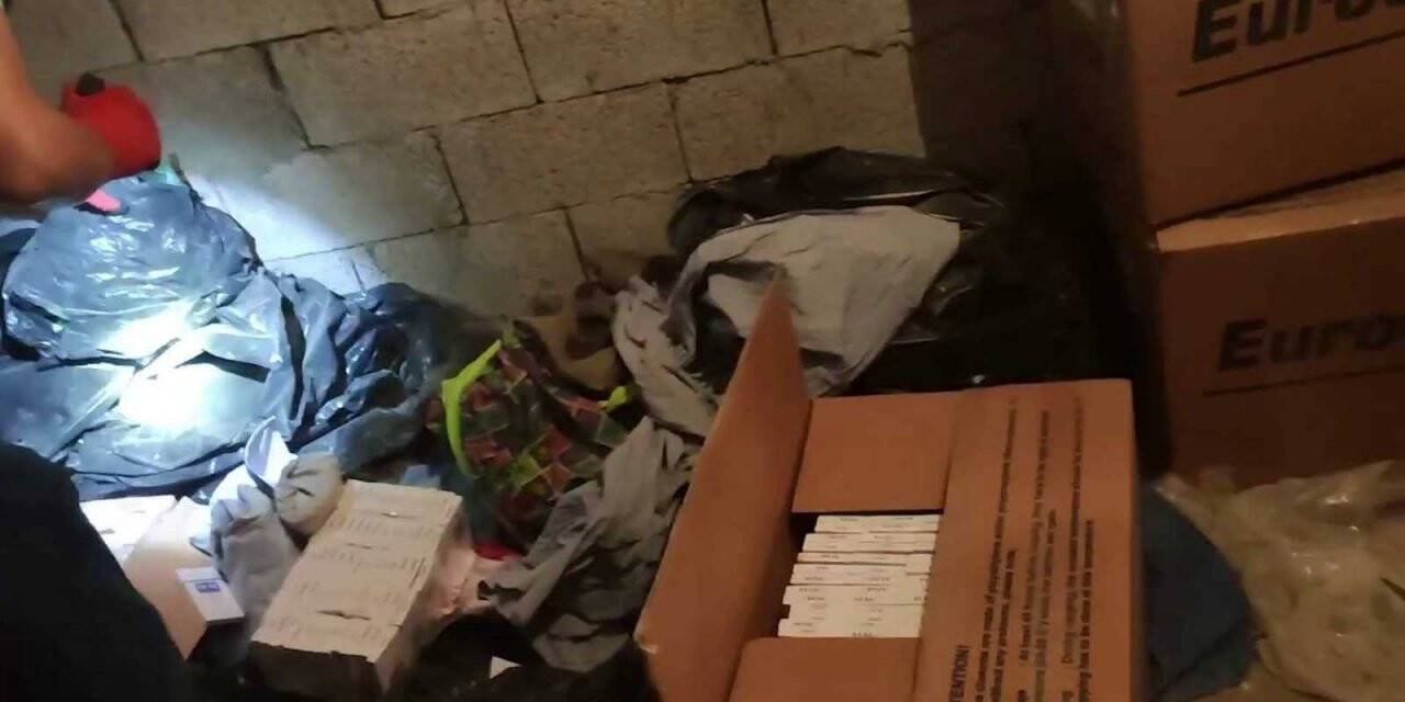 11 bin 200 paket kaçak sigara ele geçirildi