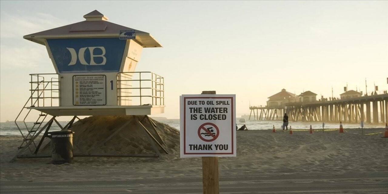 California'da petrol sızıntısı deniz yaşamını tehdit ediyor