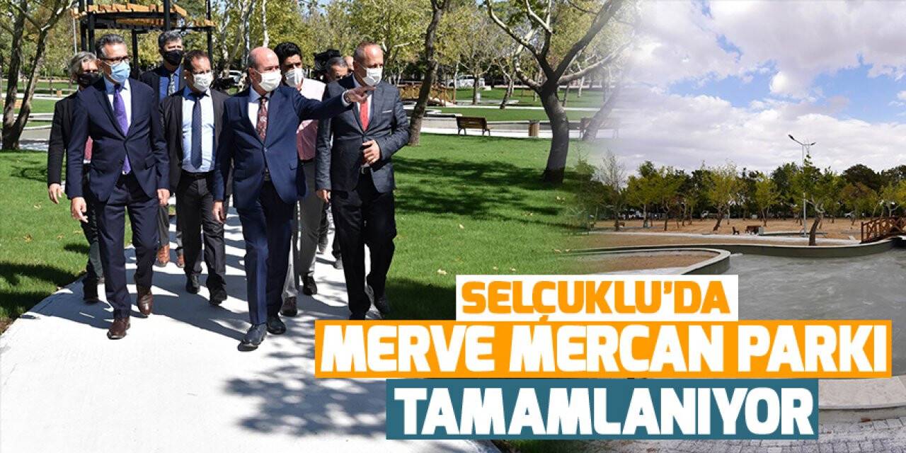 Selçuklu’da Merve Mercan Parkı tamamlanıyor