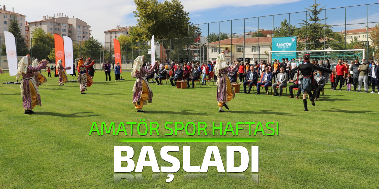 Konya'da "Amatör Spor Haftası" başladı