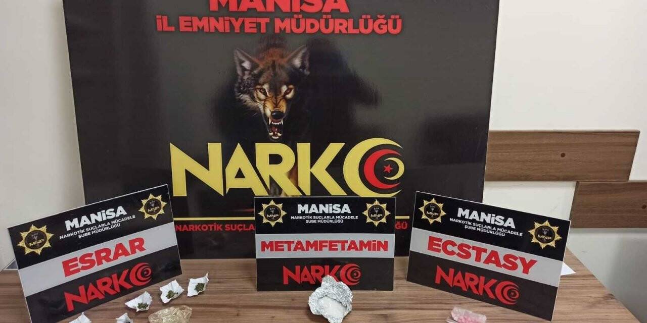 Manisa’da uyuşturucu operasyonu: 3 tutuklama