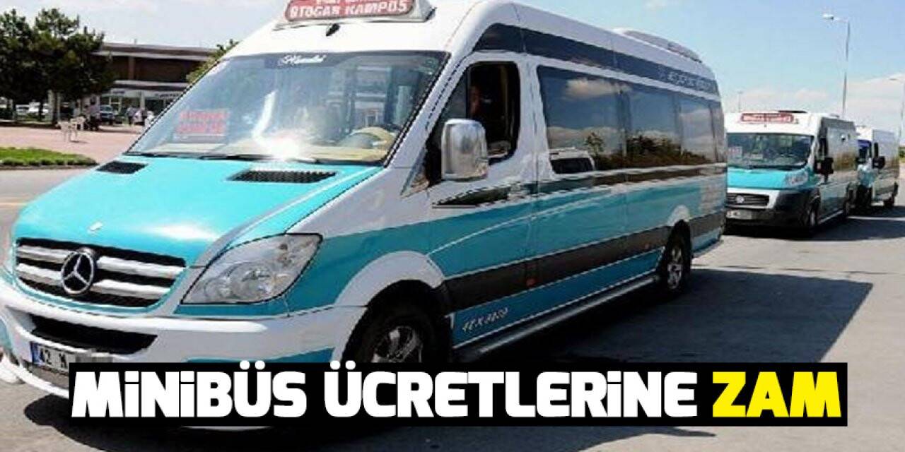 Konya’da minibüs ücretlerine zam
