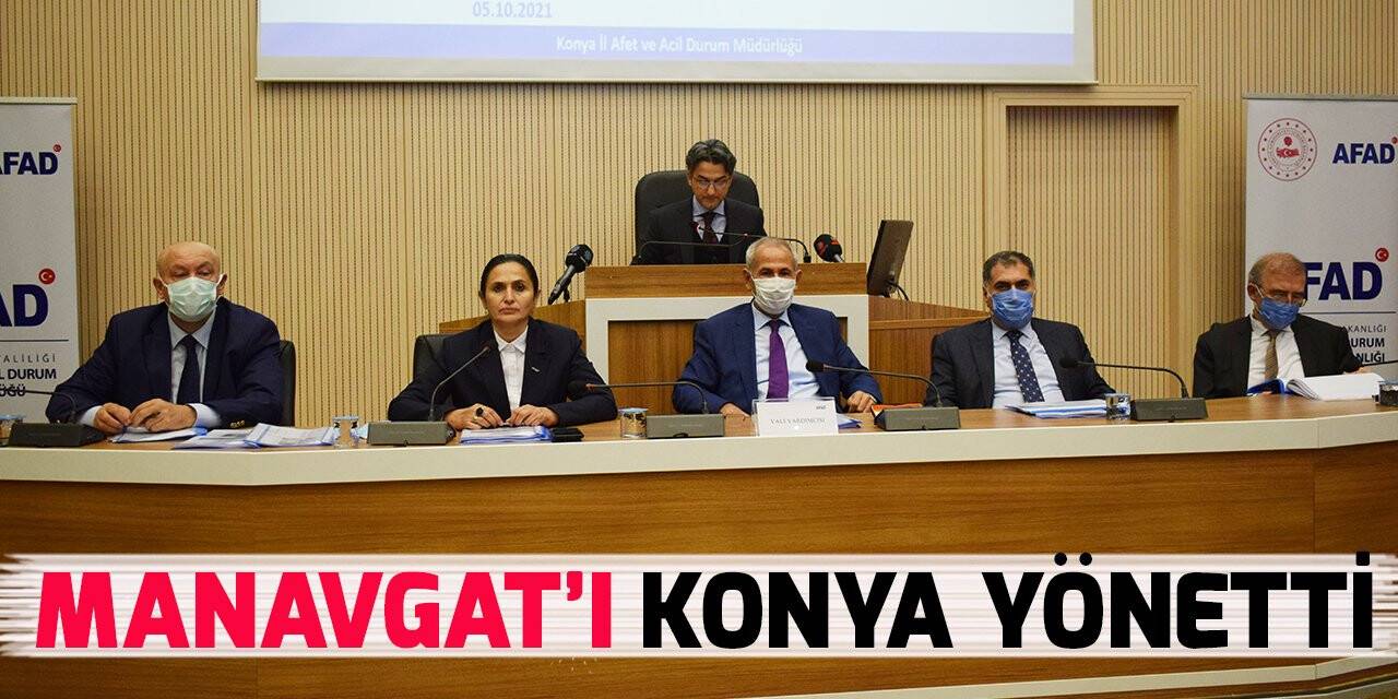 Manavgat’ı Konya yönetti