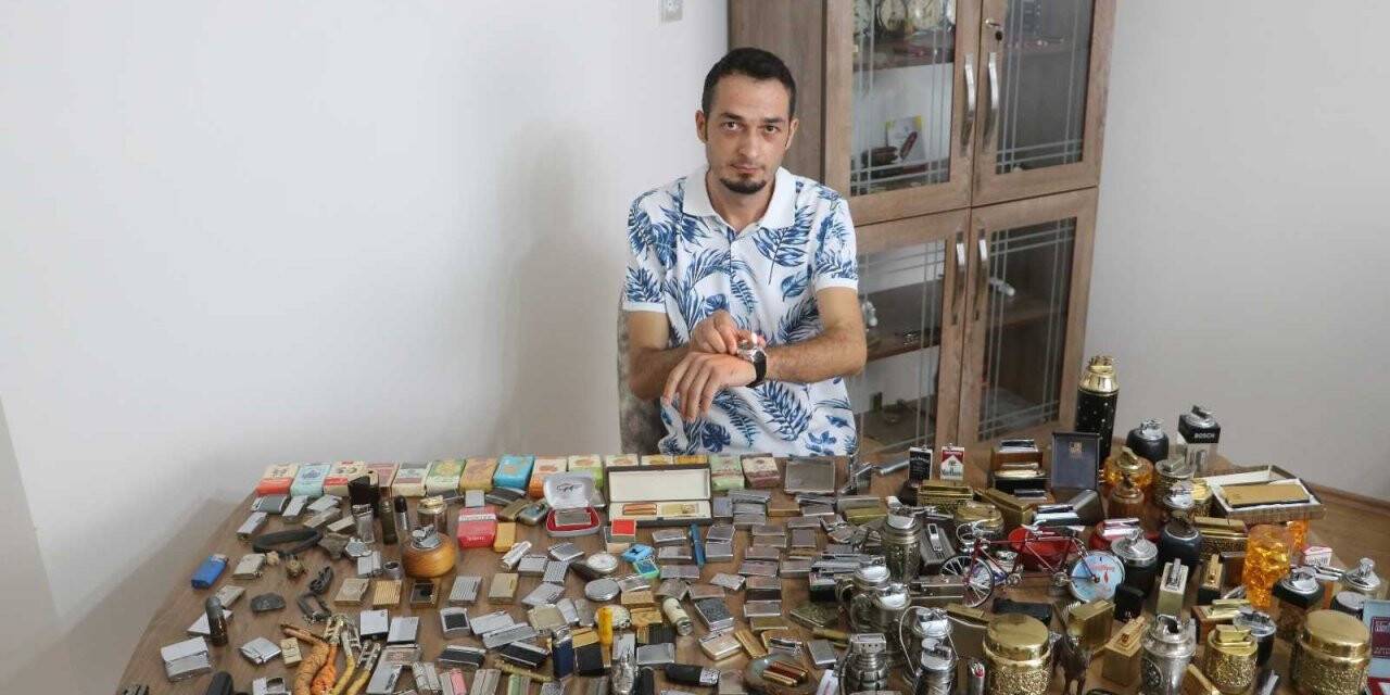 Ağzına sigara dahi sürmedi ama 20 yılda 350 çakmak topladı