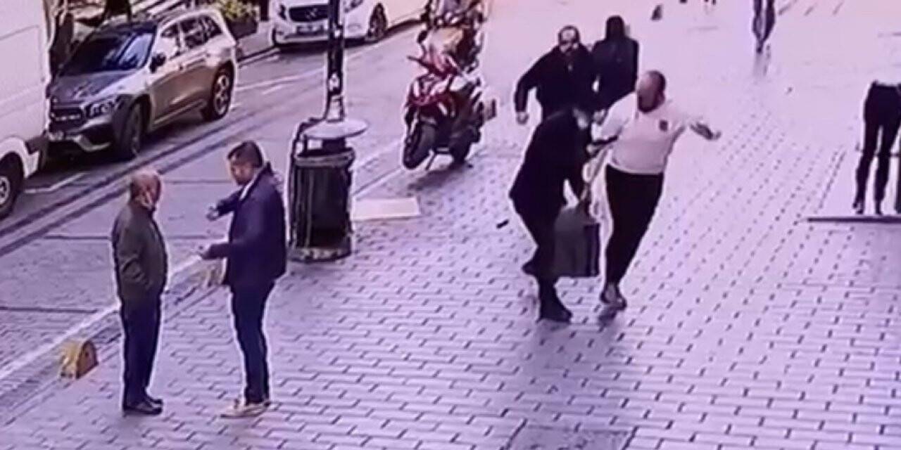 Fatih’te 3 milyon dolarlık gasp girişimi kamerada