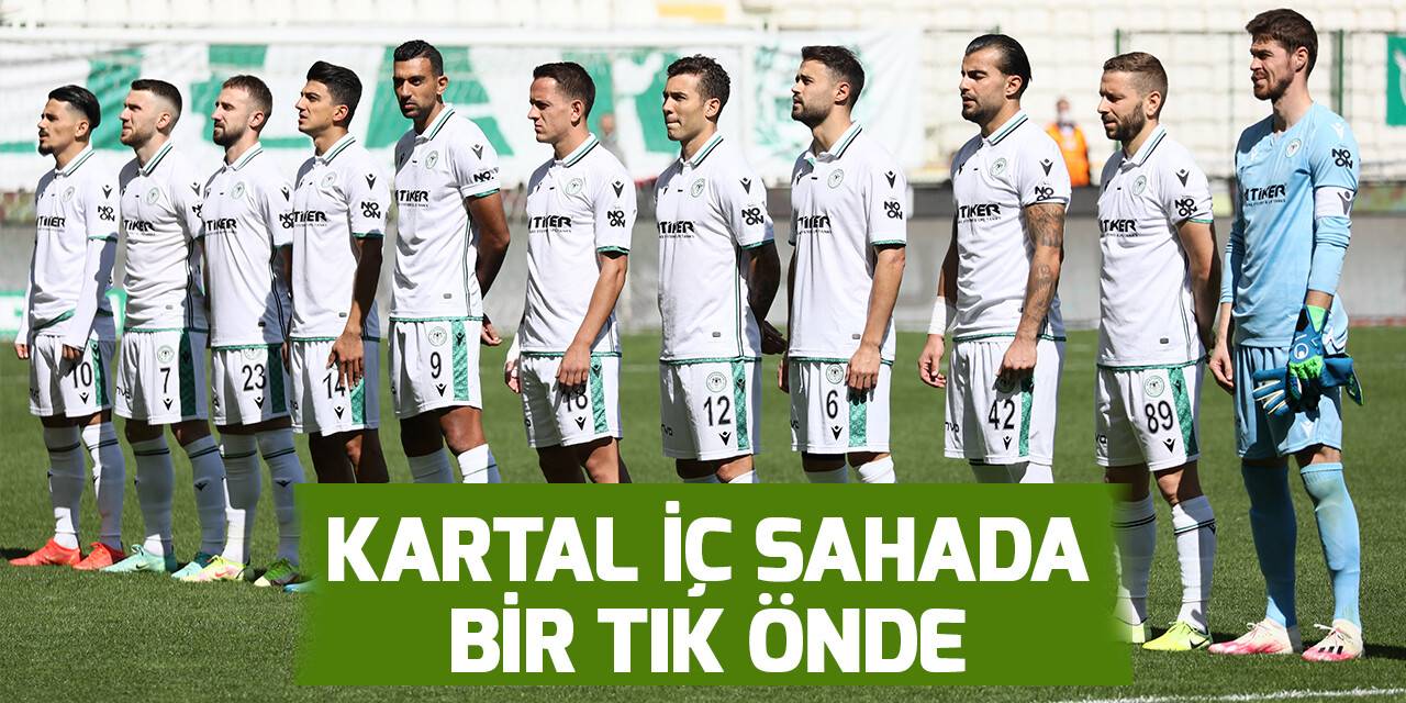 Konyaspor iç sahada bir tık önde