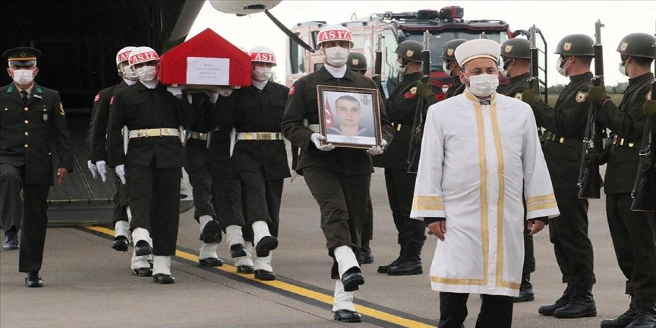 Şehit Tayfun Özköse'nin cenazesi memleketi Samsun'a getirildi