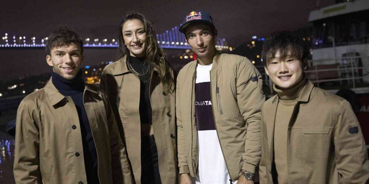 Hande Baladın ve Toprak Razgatlıoğlu Formula 1 pilotlarını ağırladı