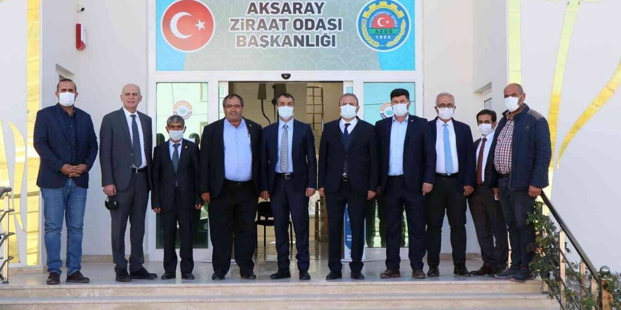 Tarım ve Orman Bakanlığı heyeti Aksaray Ziraat Odasında