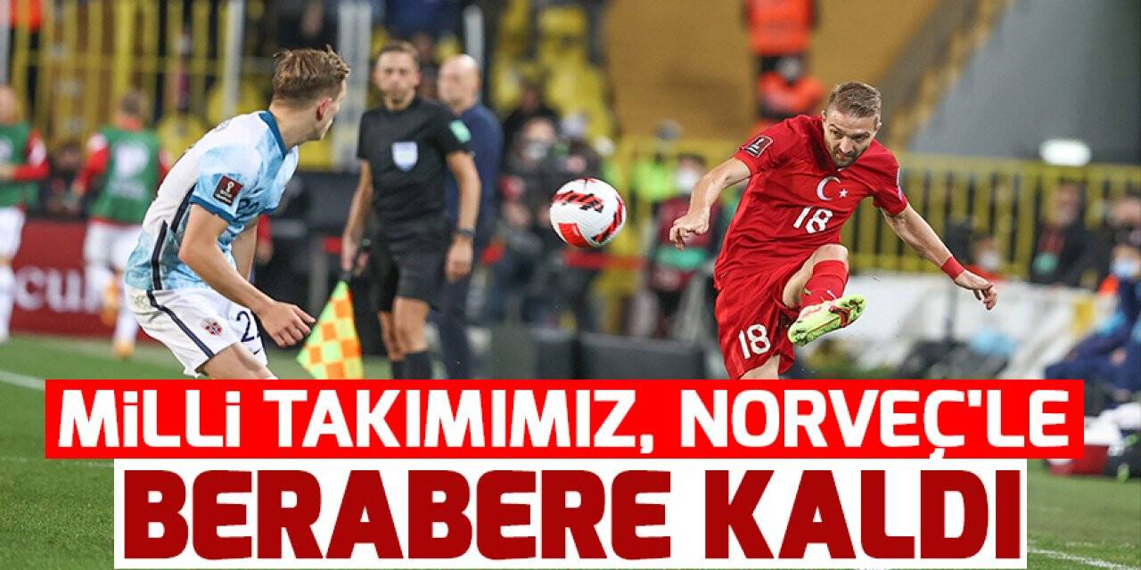 Milli Takımımız, Norveç'le berabere kaldı