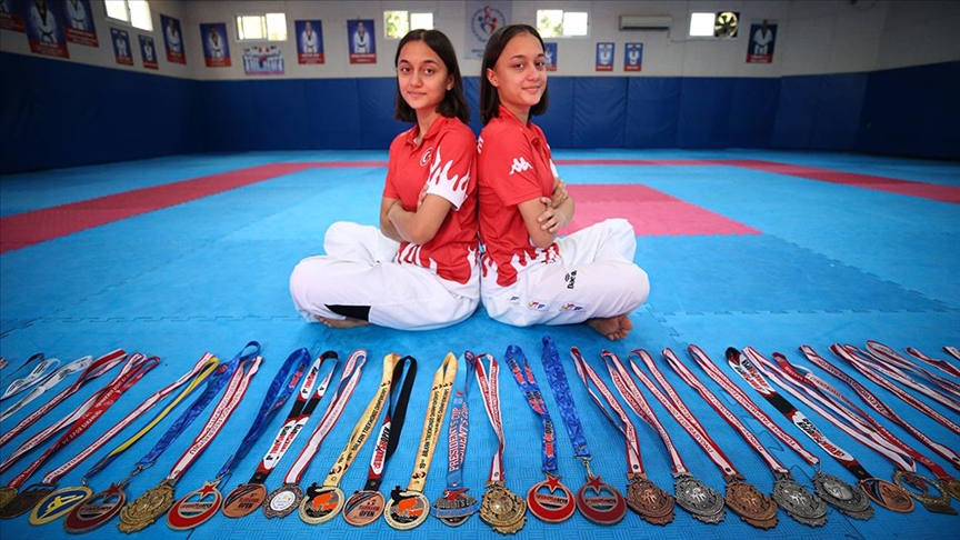 "Madalya avcısı" tekvandocu ikizler, başarılarını birlikte çalışmaya borçlu