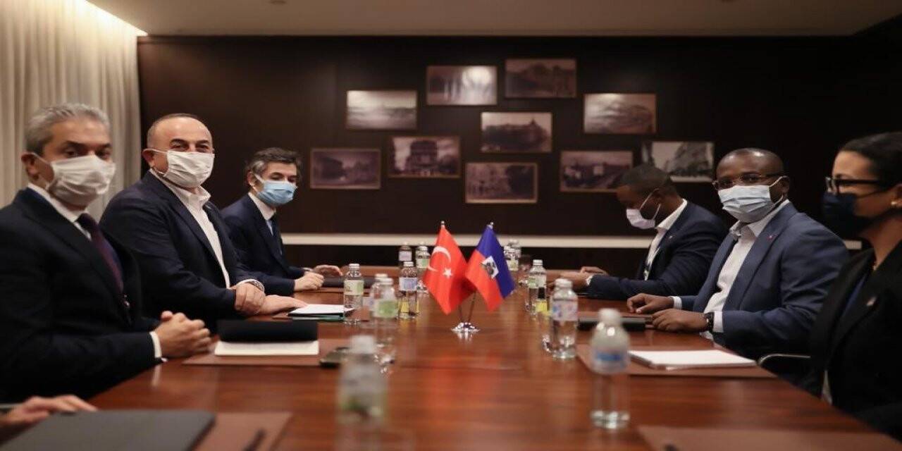 Dışişleri Bakanı Çavuşoğlu, Haiti Dışişleri Bakanı Joseph ile görüştü