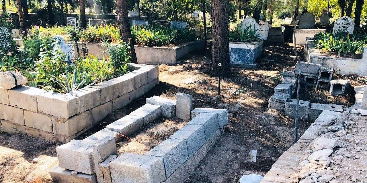 Mezarlığa dadanan hırsızlar tüm muslukları çaldı
