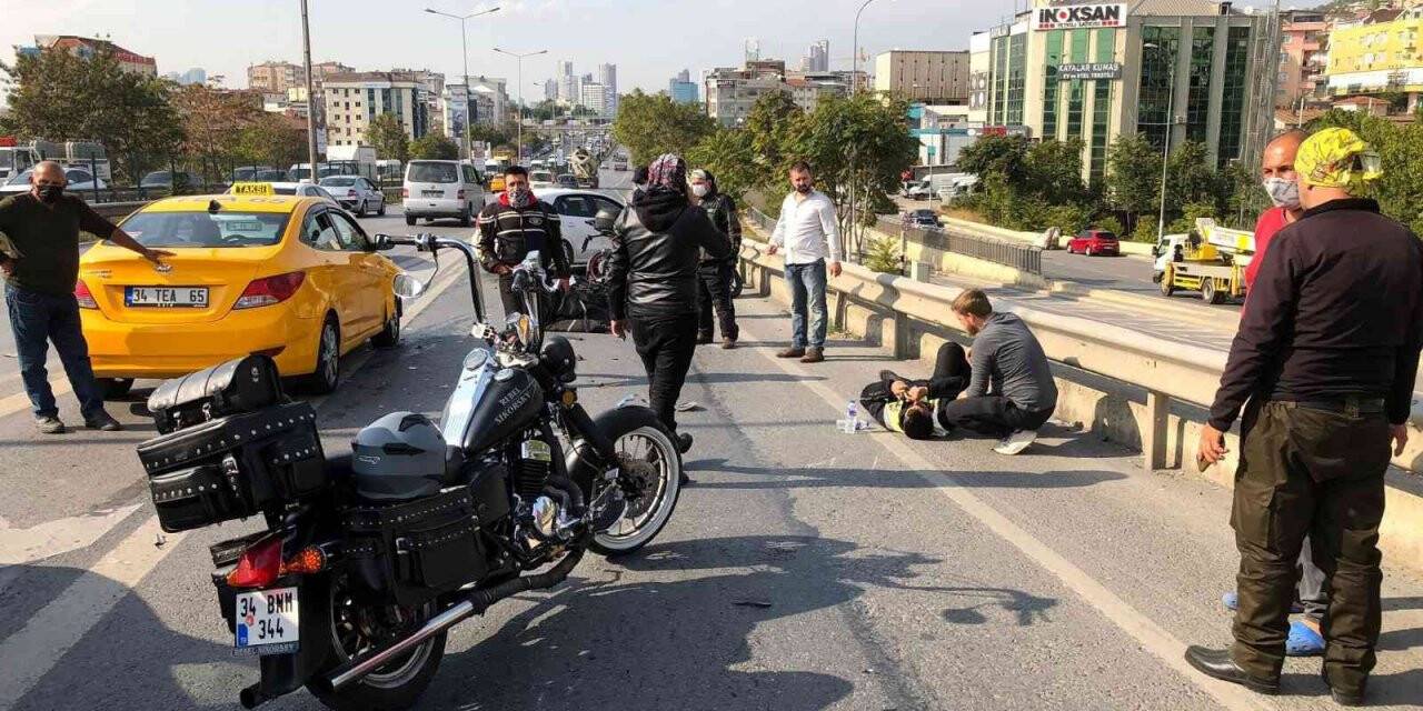 Pendik D-100 Karayolunda korkutan kaza