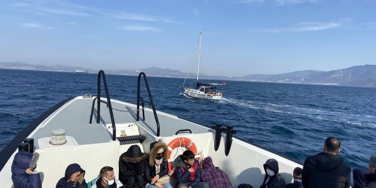 Bodrum’da 25 düzensiz göçmen yakalandı