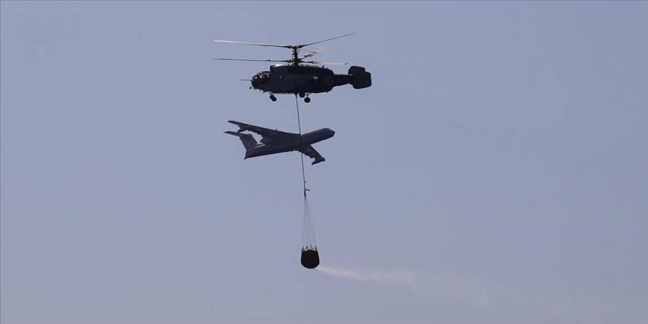 Orman yangınlarıyla mücadelede helikopter ve uçak sayısı artıyor