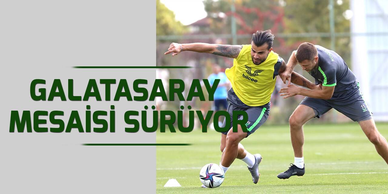 Konyaspor, Galatasaray maçı hazırlıklarını sürdürdü