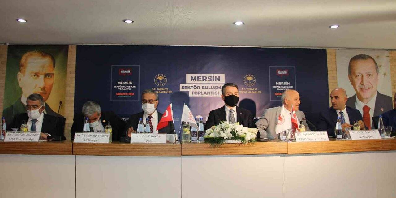Bakan Pakdemirli, sanayici ve bakliyatçılarla bir araya geldi