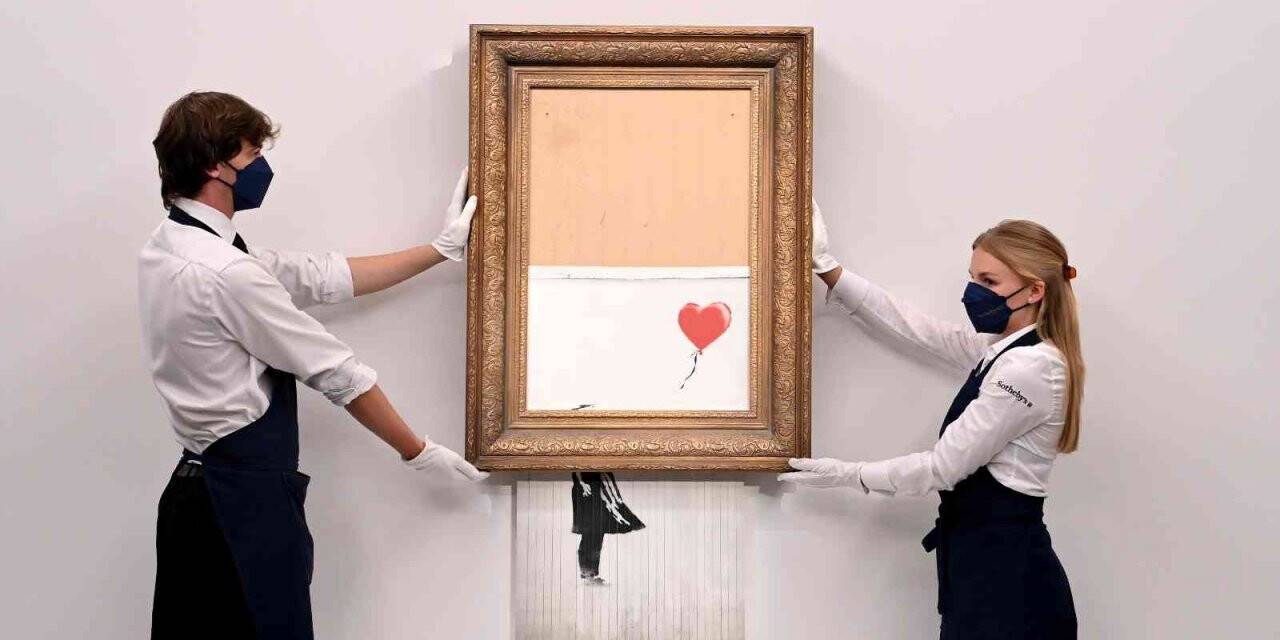 İngiliz sanatçı Banksy’nin eseri rekor fiyata alıcı buldu