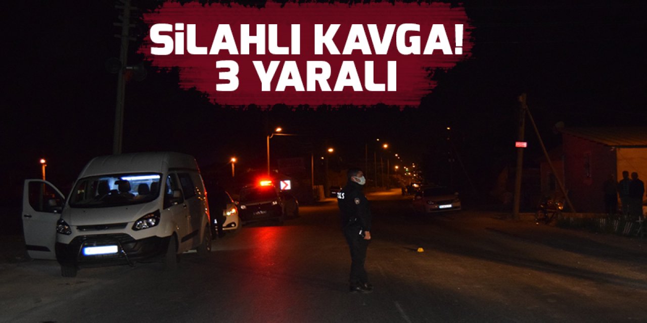 Konya'da silahlı kavga! 3 yaralı