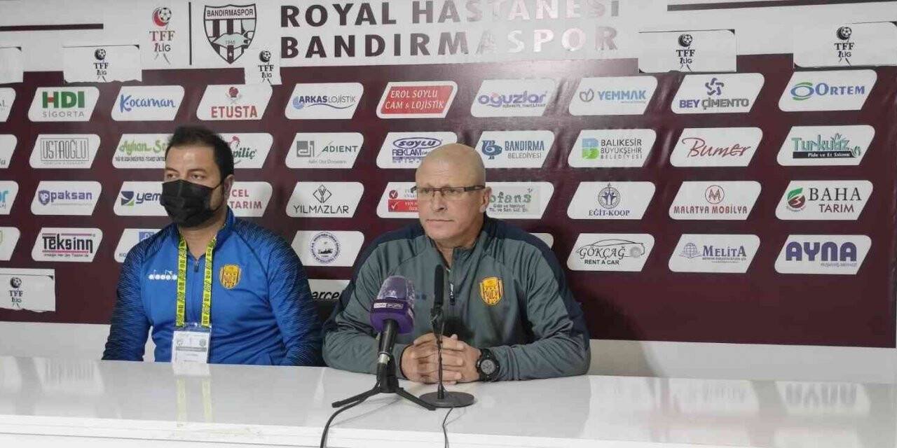 Bandırmaspor - MKE Ankaragücü maçı ardından