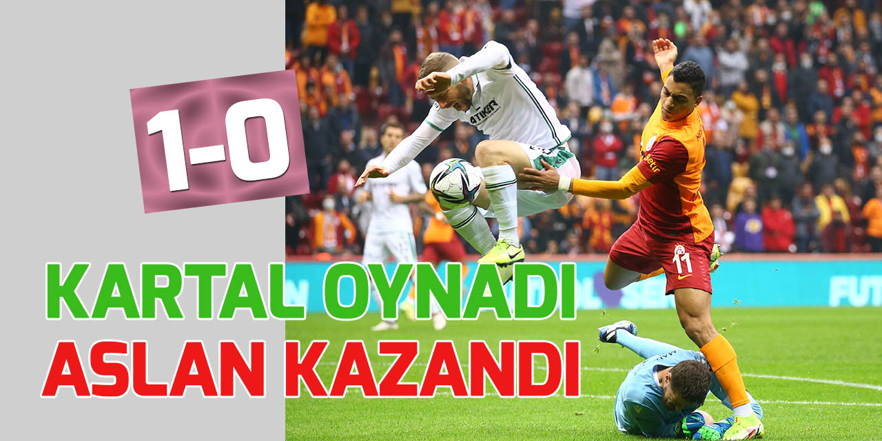 Galatasaray: 1 - İH Konyaspor: 0 (MAÇ SONUCU)