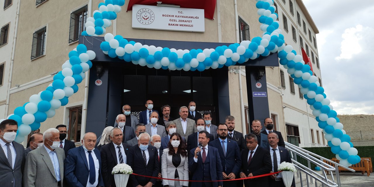 Bozkır'da Engelli ve Yaşlı Bakım Merkezi ve Şifa Özel Eğitim ve Rehabilitasyon Merkezi açıldı