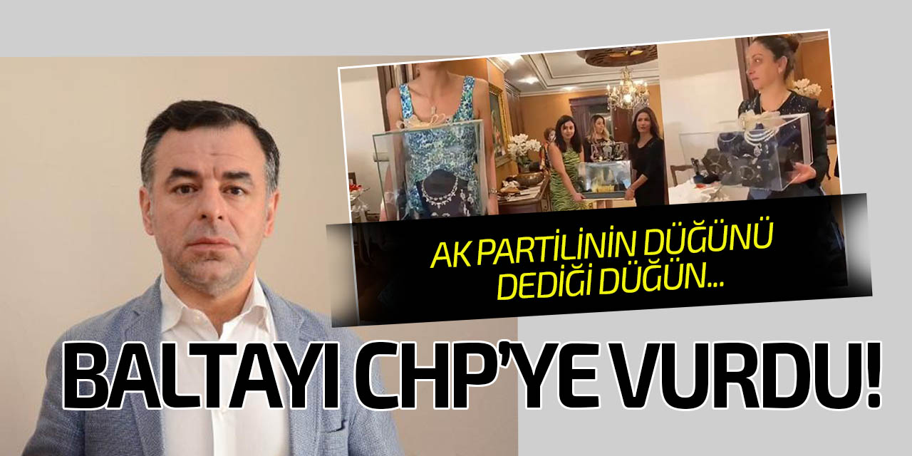 Barış Yarkadaş'ın "Bakan Çavuşoğlu'nun kızının lüks düğünü" dediği görüntüler CHP'li yöneticinin çıktı