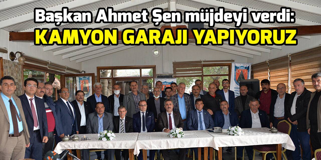 Kamyon garajı yapıyoruz