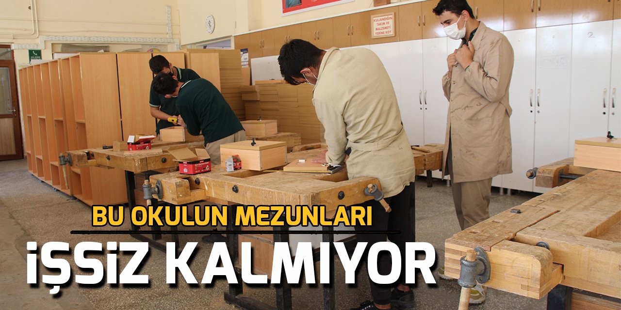 Konya'da yıllık 5 milyon lira ciro yapan okulun mezunları işsiz kalmıyor