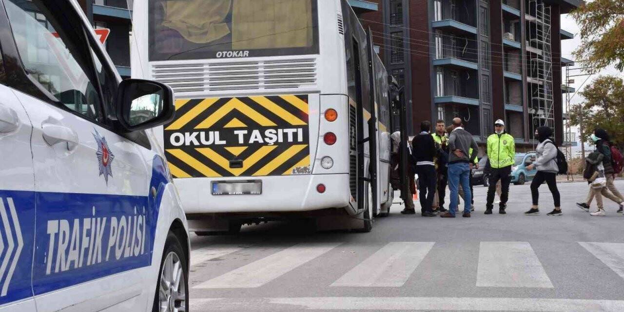 Konya’da okul servislerine denetim