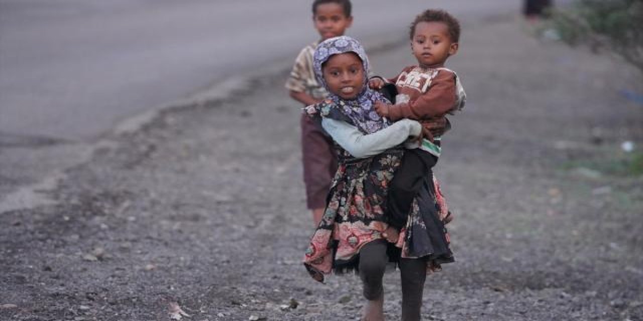 Yemen'de çocukların hayatını tehdit eden tehlike: Kıtlık
