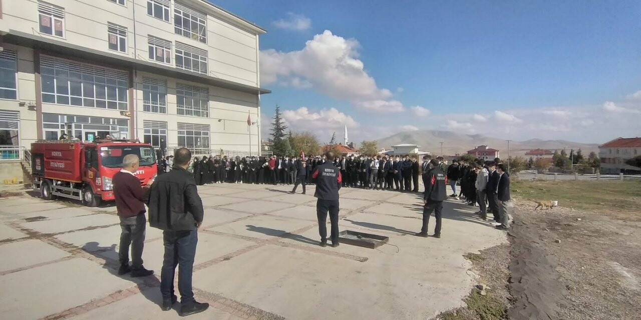 Yunak Okullarında Afet Eğitimi ve Tatbikatı