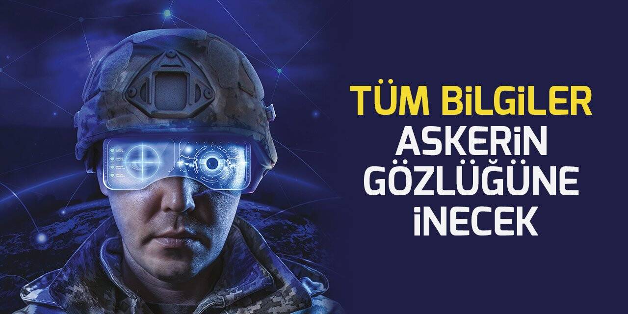 Muharebe sahasındaki tüm bilgiler askerin gözlüğüne inecek