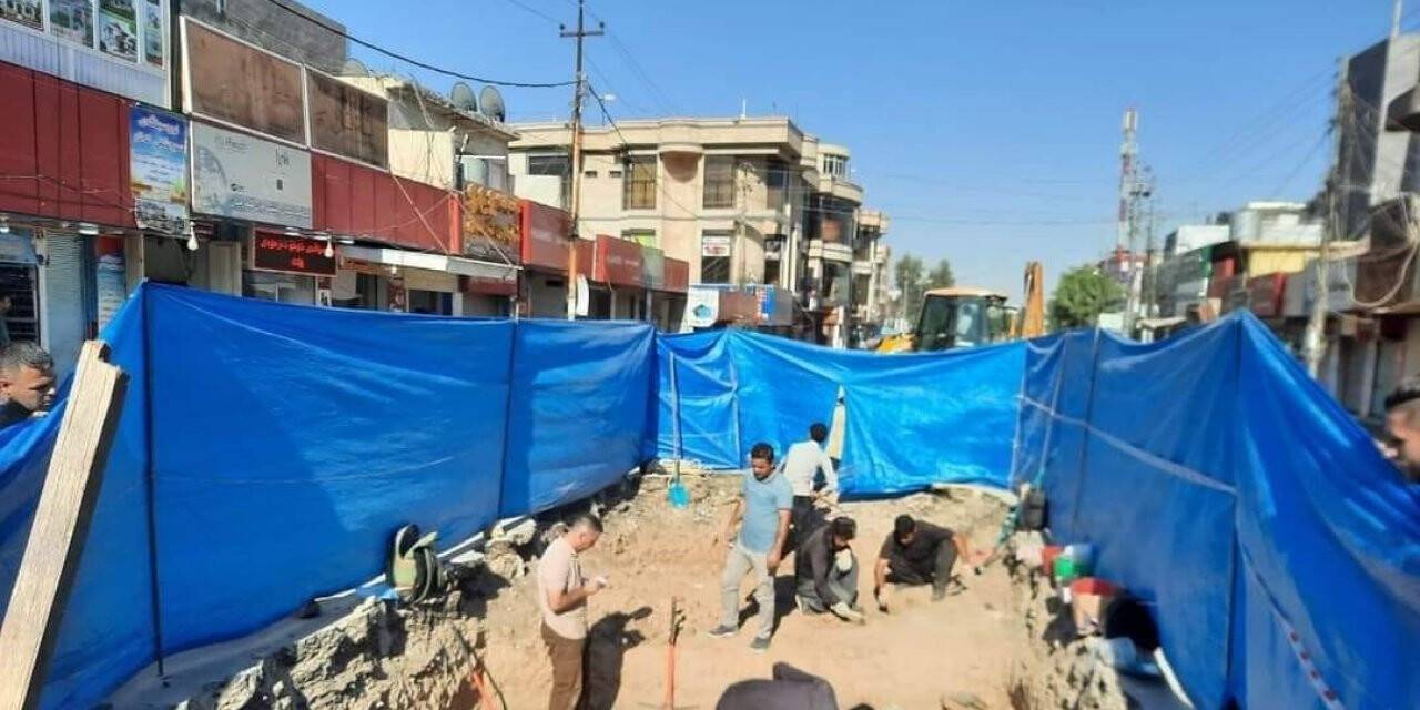 Irak’ta yol çalışması sırasında tarihi keşif