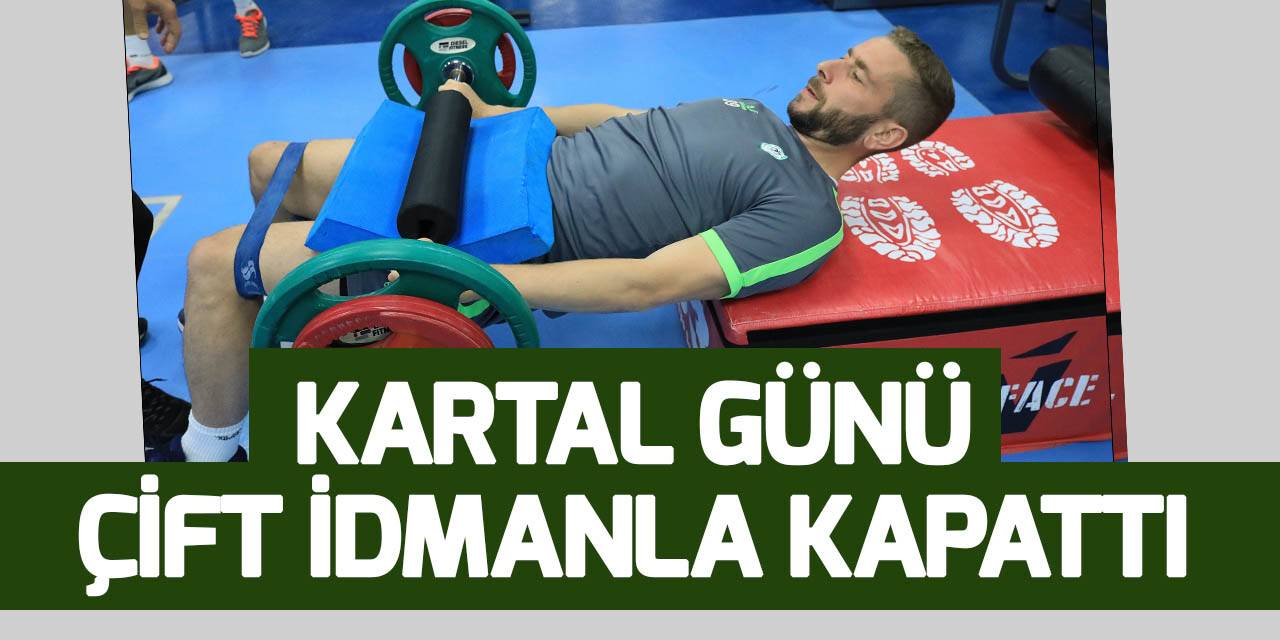 Konyaspor günü çift idmanla kapattı