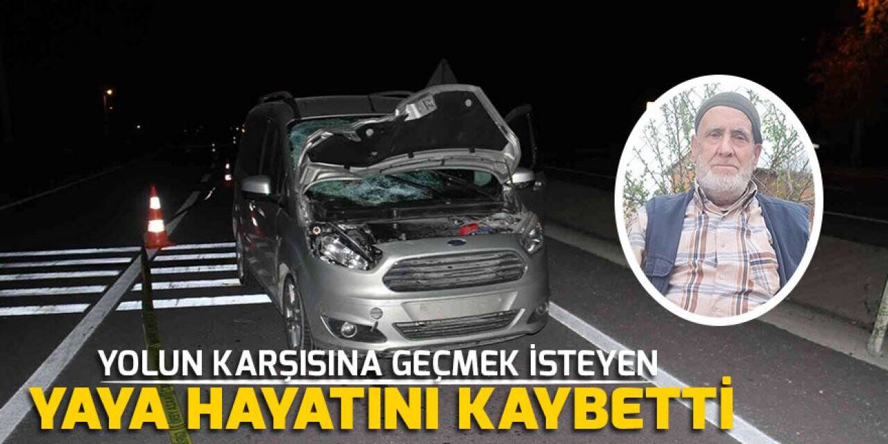 Konya'da kaza! Yolun karşısına geçmek isteyen yaşlı adam hayatını kaybetti