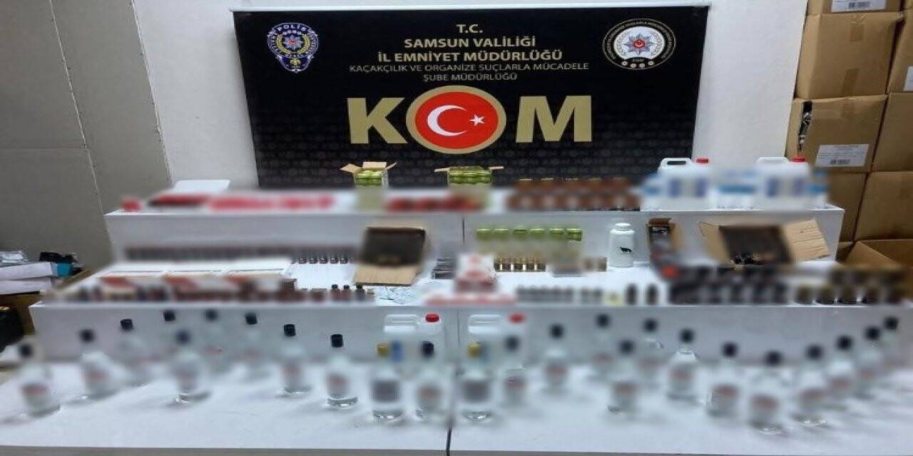 Samsun’da eş zamanlı kaçakçılık operasyonu