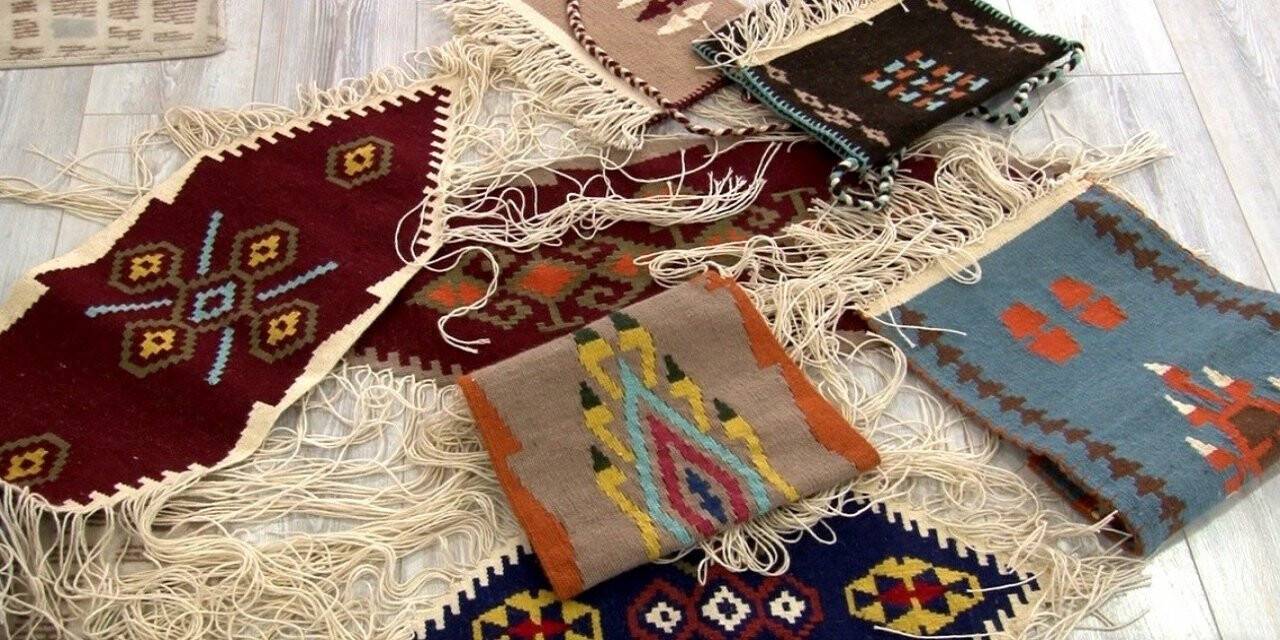 Bin yıllık motifler ilmek ilmek kilimlere işleniyor