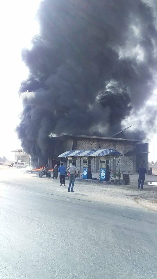 El Bab’da akaryakıt deposunda patlama: 2 yaralı