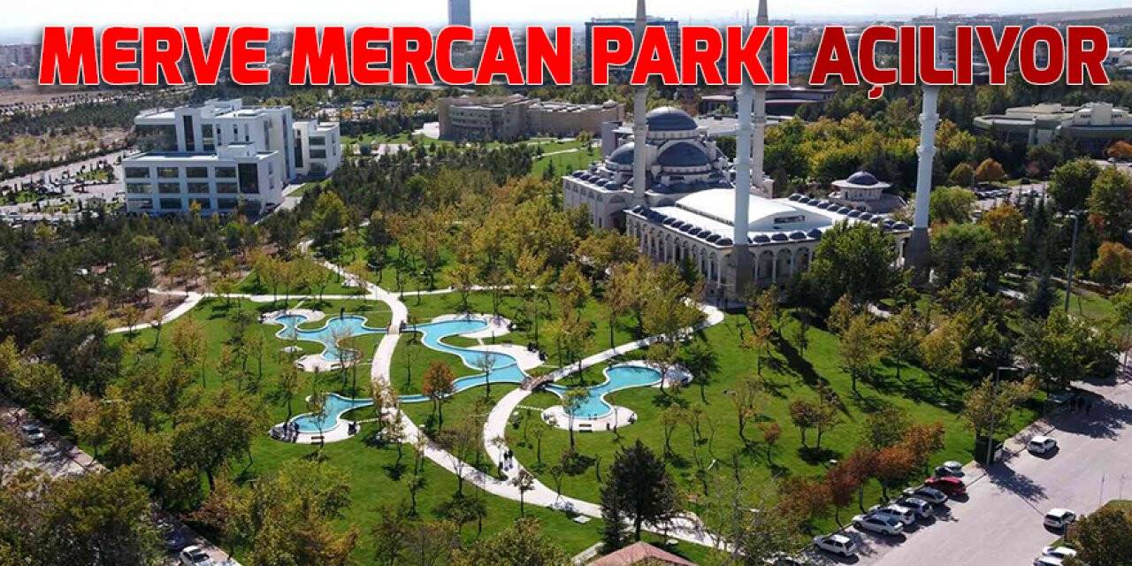 Selçuklu Belediyesinin SÜ kampüsünde yaptığı Merve Mercan Parkı tamamlandı