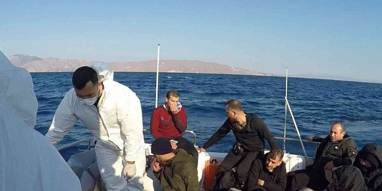 Datça açıklarında 31 düzensiz göçmen kurtarıldı