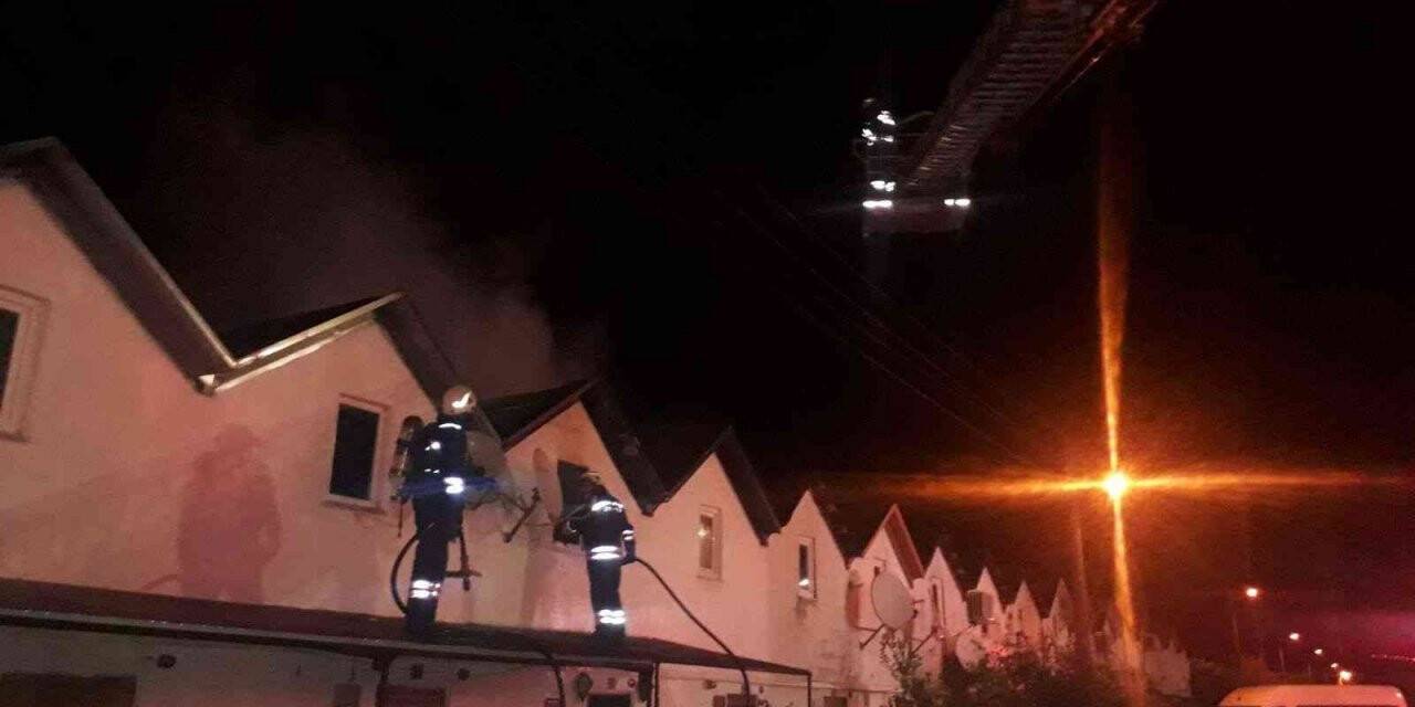 Balıkçı barınaklarında çıkan yangın söndürüldü