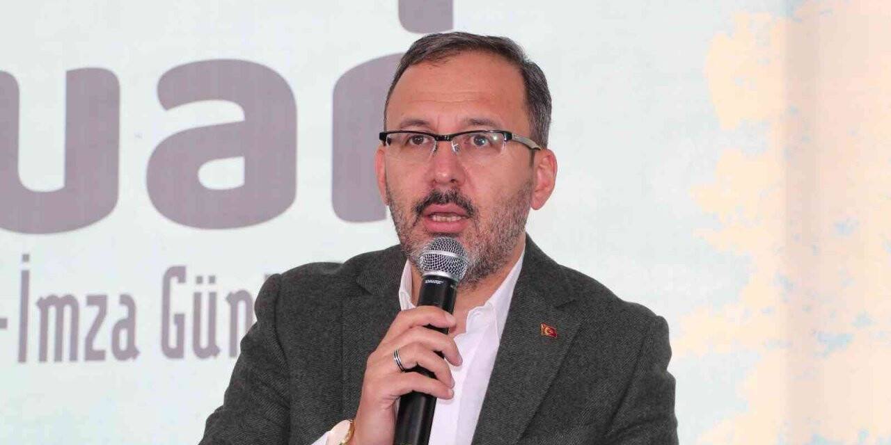 Gençlik ve Spor Bakanı Kasapoğlu Batman’da gençlerle bir araya geldi