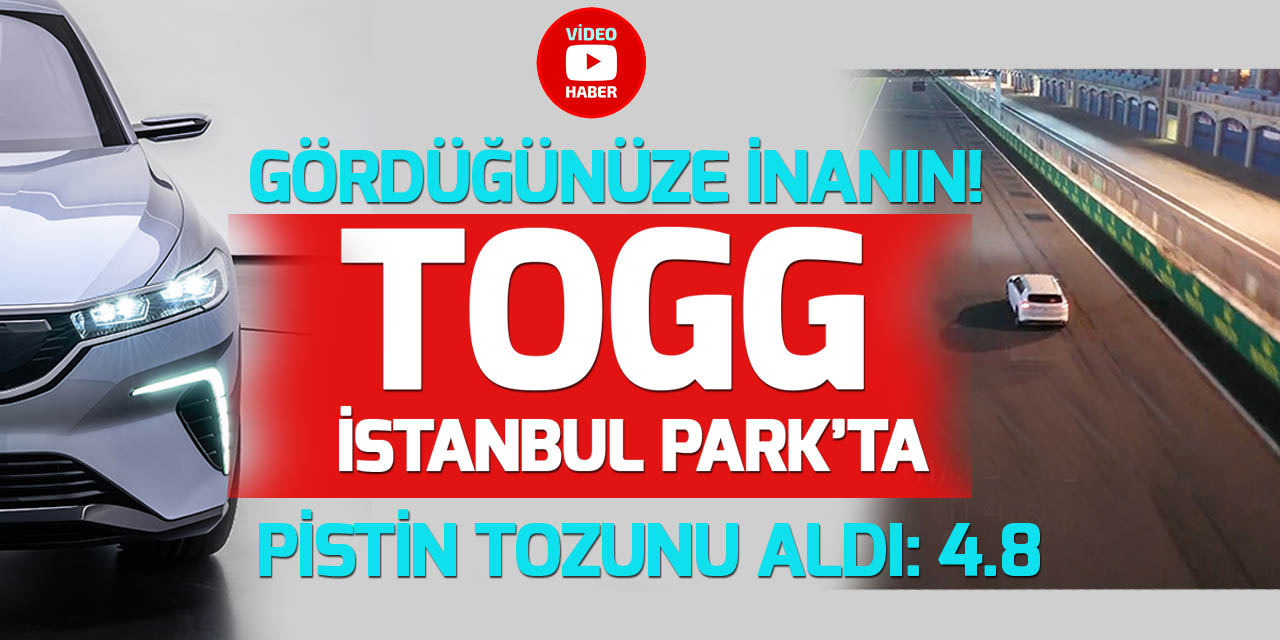 Türkiye'nin otomobili TOGG, İstanbul Park’ta test sürüşüne çıktı