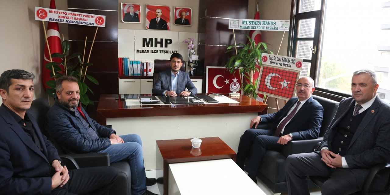AK Parti Meram'dan MHP Meram'a ziyaret