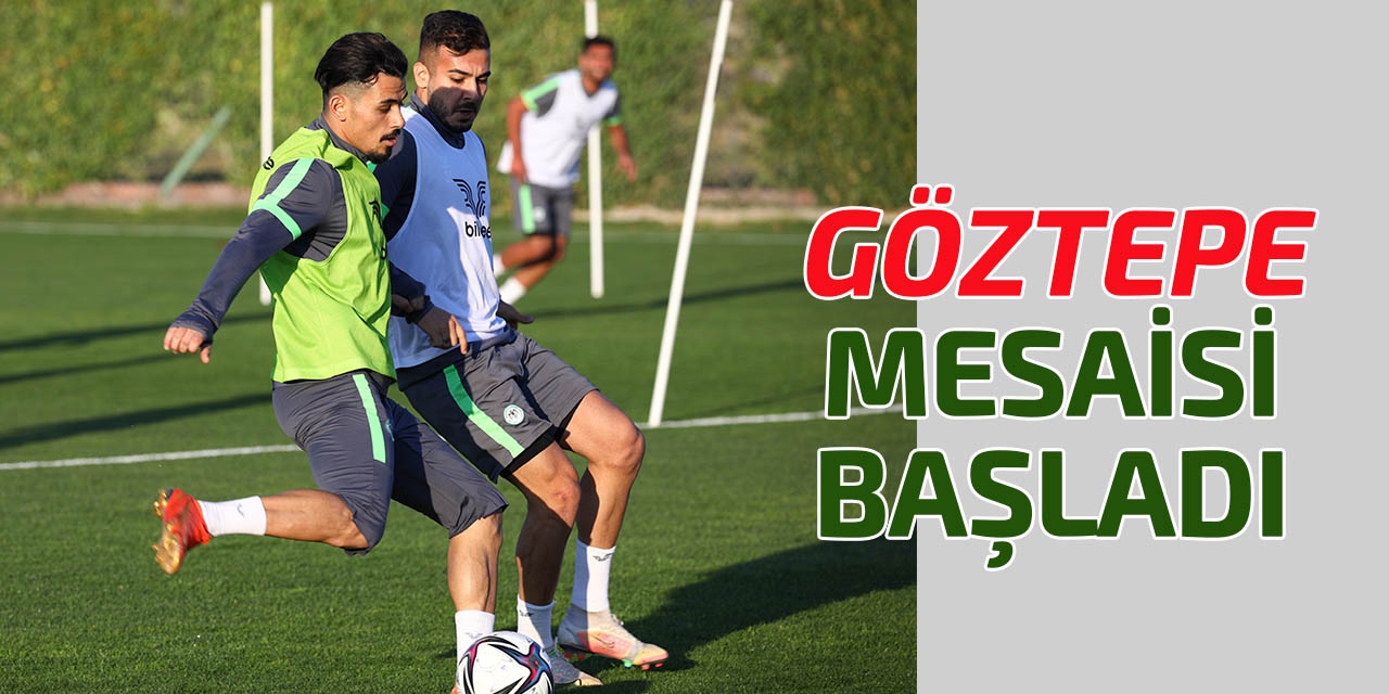 Konyaspor'da Göztepe maçı hazırlıkları başladı